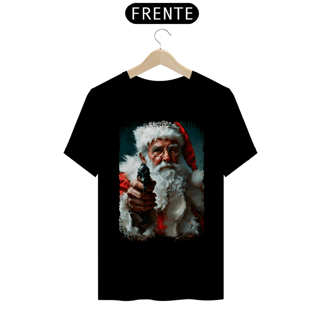 Nome do produto Camiseta Natal Modelo 3 - Papai Noel Armado