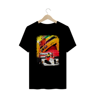 Nome do produto Camiseta Plus Size Airton Senna - Modelo 1