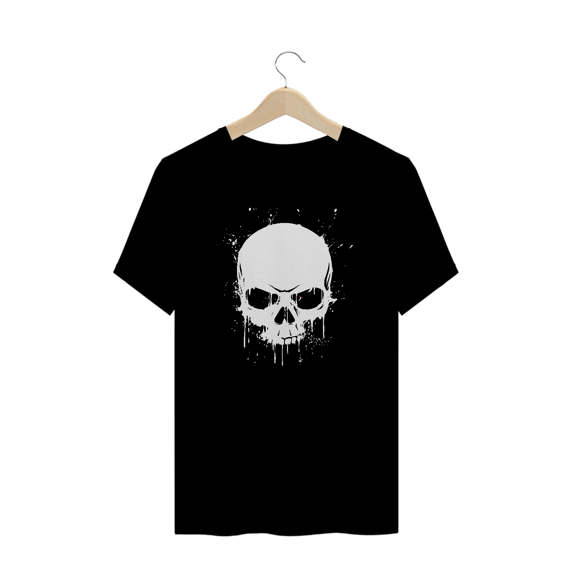 Camiseta Plus Size Caveira - Modelo 2