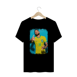 Nome do produto Camiseta Plus Size Neymar Jr - Modelo 1