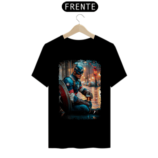 Nome do produto Camiseta Capitão América Bebendo Cerveja - Modelo 1