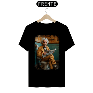Nome do produto Camiseta Albert Einstein Modelo 1 - Sentado no Trono