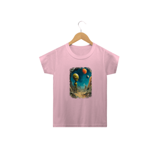Nome do produto Camiseta Infantil Ufologia Modelo 1 - ET