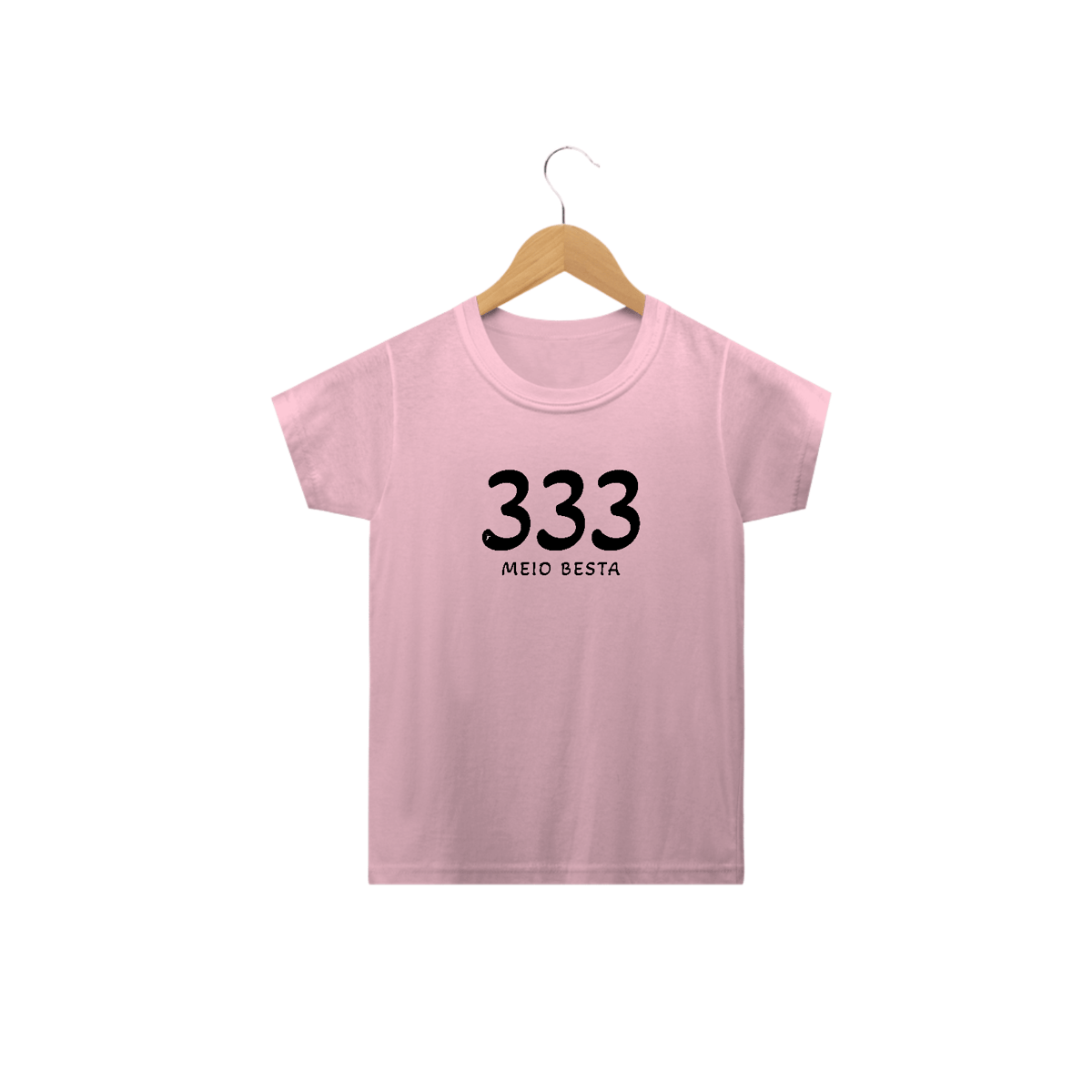 Nome do produto: Camiseta Infantil 333 Meio Besta
