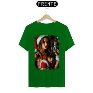 Nome do produto Camiseta Natal Modelo 2 - Mamãe Noel Armada