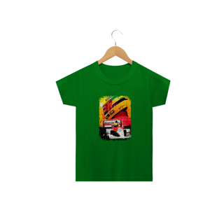Nome do produto Camiseta Infantil Airton Senna - Modelo 1