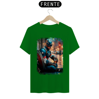 Nome do produto Camiseta Capitão América Bebendo Cerveja - Modelo 1