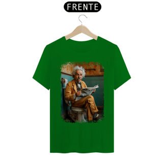 Nome do produto Camiseta Albert Einstein Modelo 1 - Sentado no Trono