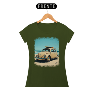 Nome do produto Baby Look Fusca Modelo 1 - Com uma Prancha de Surf