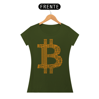 Nome do produto Baby Look Bitcoin - Modelo 1
