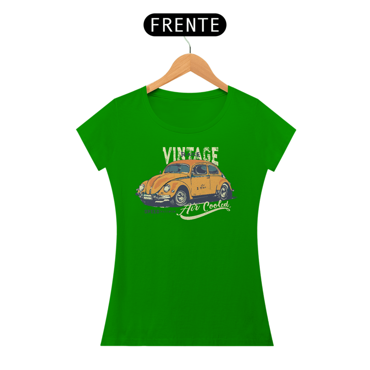 Nome do produto: Baby Look Fusca Modelo 2 - Vintage Race