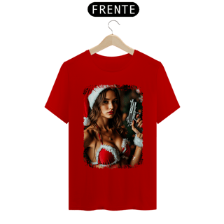 Nome do produto Camiseta Natal Modelo 2 - Mamãe Noel Armada