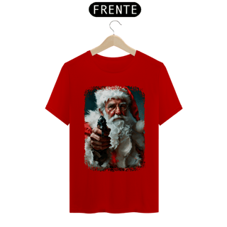 Nome do produto Camiseta Natal Modelo 3 - Papai Noel Armado