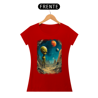 Nome do produto Baby Look Ufologia Modelo 1 - ET