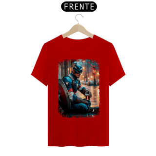 Nome do produto Camiseta Capitão América Bebendo Cerveja - Modelo 1
