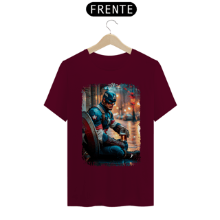 Nome do produto Camiseta Capitão América Bebendo Cerveja - Modelo 1