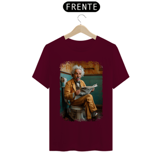 Nome do produto Camiseta Albert Einstein Modelo 1 - Sentado no Trono