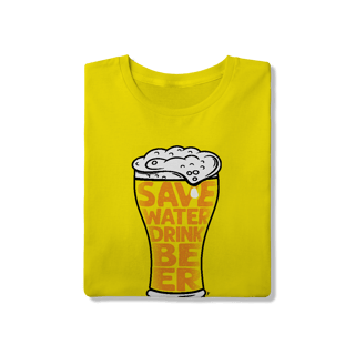 Nome do produto Camiseta Cerveja Modelo 4 - Save Water Drink Beer