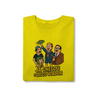 Nome do produto Camiseta Chaves Modelo 1 - Já Chegou o Disco Voador