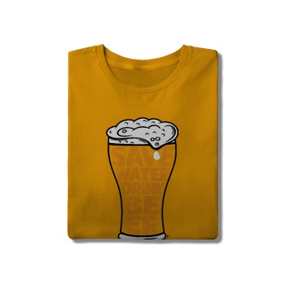 Nome do produto Camiseta Cerveja Modelo 4 - Save Water Drink Beer
