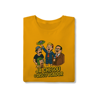 Nome do produto Camiseta Chaves Modelo 1 - Já Chegou o Disco Voador
