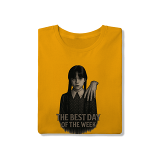 Nome do produto Camiseta Wandinha Modelo 1 - The Best Day of the Week