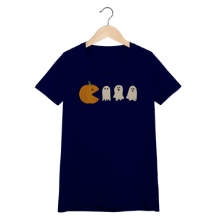 Nome do produto Baby Look Halloween Modelo 1 - Pacman