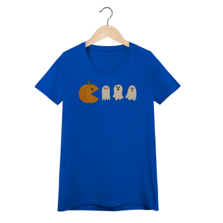 Nome do produto Baby Look Halloween Modelo 1 - Pacman