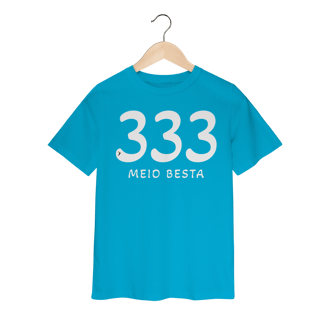 Nome do produto Camiseta Infantil 333 Meio Besta