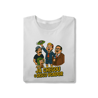 Nome do produto Camiseta Chaves Modelo 1 - Já Chegou o Disco Voador