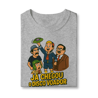 Nome do produto Camiseta Infantil Chaves Modelo 1 - Já Chegou o Disco Voador