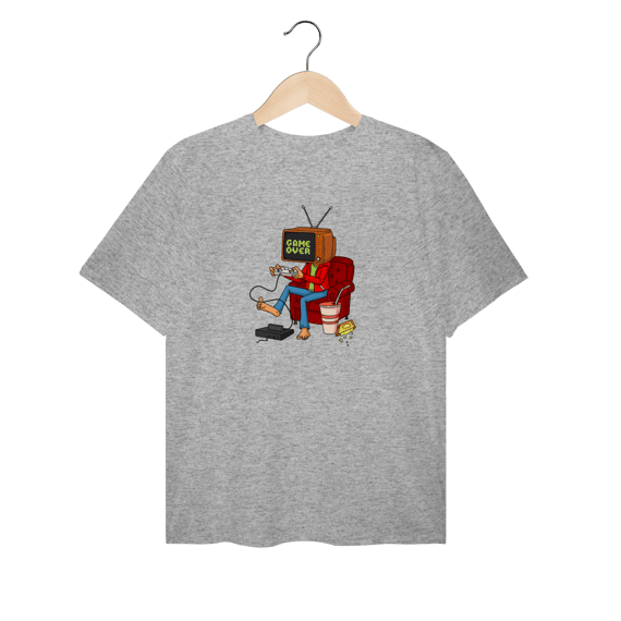 Camiseta Plus Size Game Over