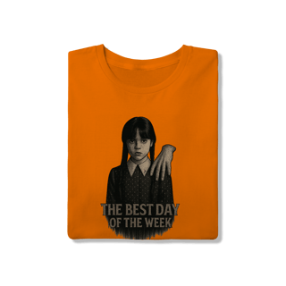 Nome do produto Camiseta Wandinha Modelo 1 - The Best Day of the Week