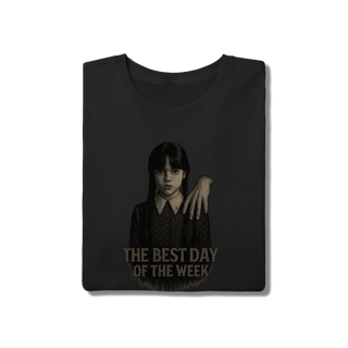 Nome do produto Camiseta Wandinha Modelo 1 - The Best Day of the Week