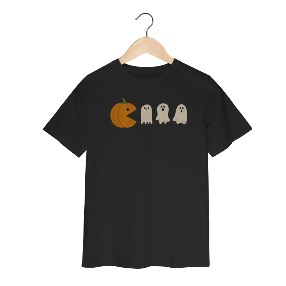 Camiseta Infantil Halloween Modelo 1 - Pacman