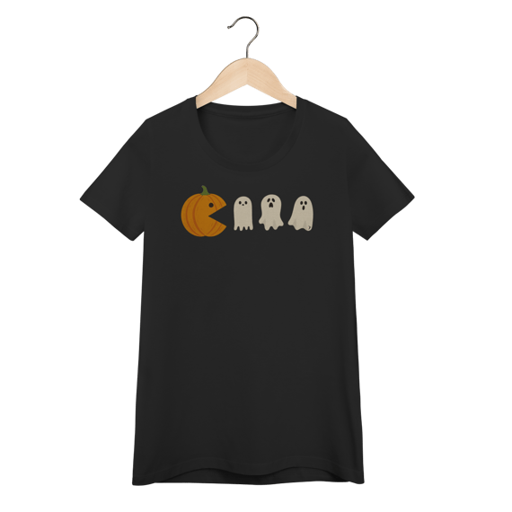 Baby Look Halloween Modelo 1 - Pacman