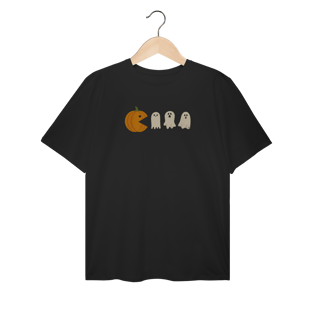 Camiseta Plus Size Halloween Modelo 1 - Pacman