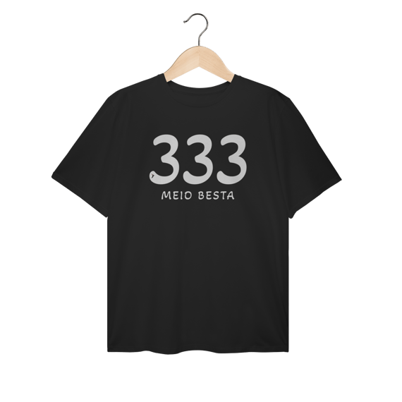 Camiseta Plus Size 333 Meio Besta