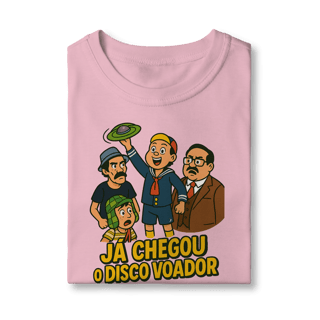 Nome do produto Camiseta Infantil Chaves Modelo 1 - Já Chegou o Disco Voador