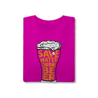 Nome do produto Camiseta Cerveja Modelo 4 - Save Water Drink Beer