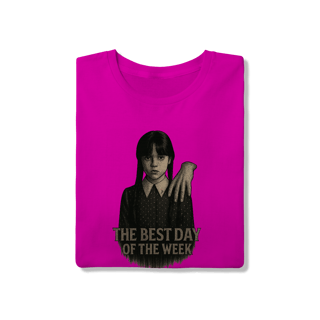 Nome do produto Camiseta Wandinha Modelo 1 - The Best Day of the Week