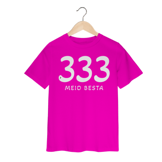 Nome do produto Camiseta Infantil 333 Meio Besta