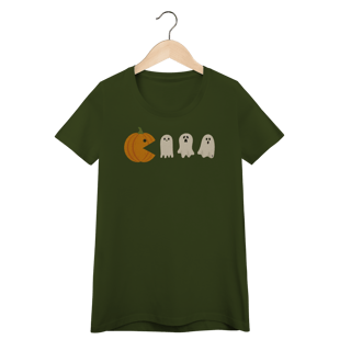 Nome do produto Baby Look Halloween Modelo 1 - Pacman