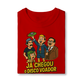 Nome do produto Camiseta Infantil Chaves Modelo 1 - Já Chegou o Disco Voador