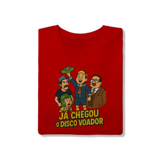Nome do produto Camiseta Chaves Modelo 1 - Já Chegou o Disco Voador