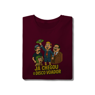 Nome do produto Camiseta Chaves Modelo 1 - Já Chegou o Disco Voador