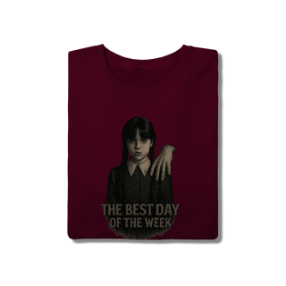 Nome do produto Camiseta Wandinha Modelo 1 - The Best Day of the Week