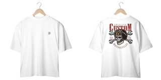 Nome do produtoCamiseta Oversized Ss One – American Custom Motociclista: Estilo e Conforto