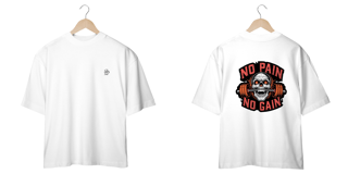 Nome do produtoCamiseta Oversized Ss One – No Pain, No Gain