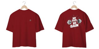 Nome do produtoCamiseta Oversized Ss One – Pesos de Academia: Estilo e Conforto para o Treino